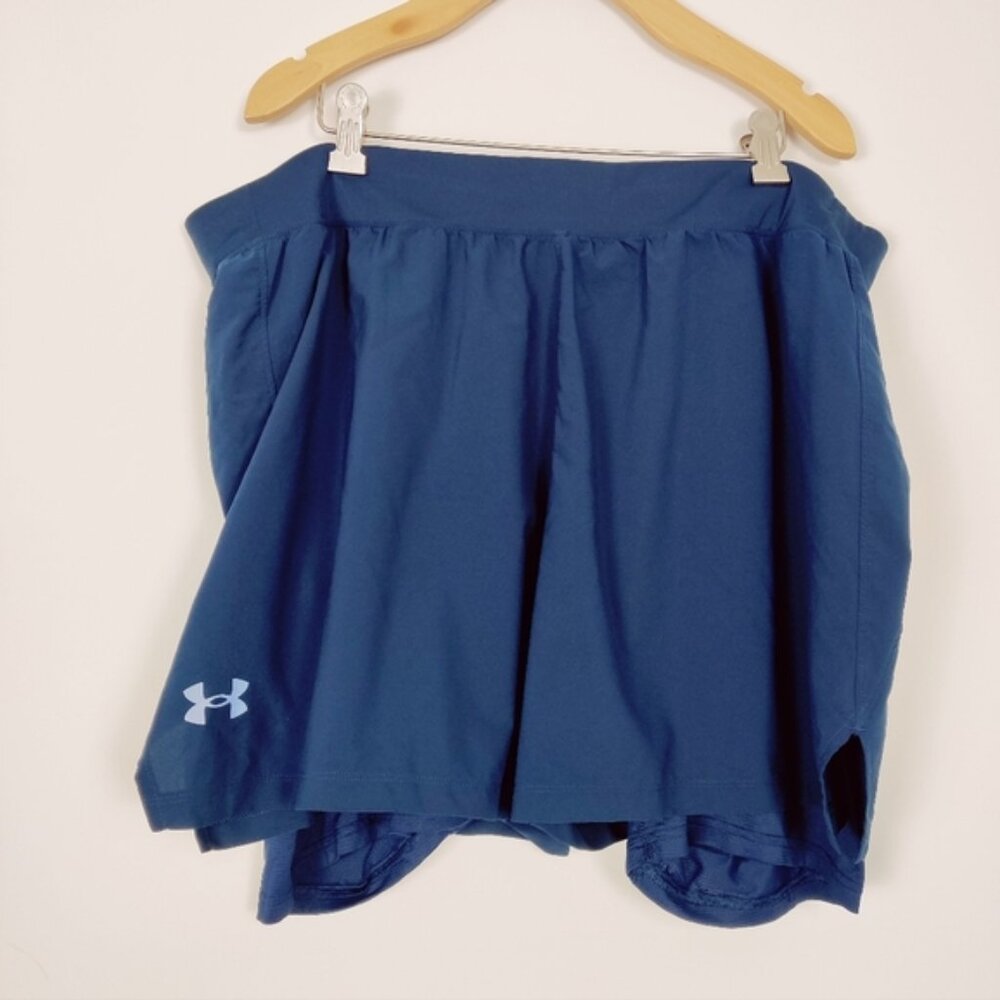 Under Armour Iso Chill Womens Athletic Shorts in Green Size 2XL